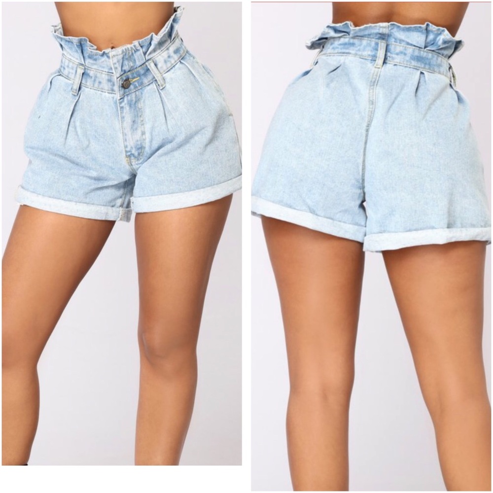 High waist shorts